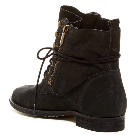 NEW Sam Edelman Mackay Leather Combat Boots Sz 6.5 - Picture 5 of 6